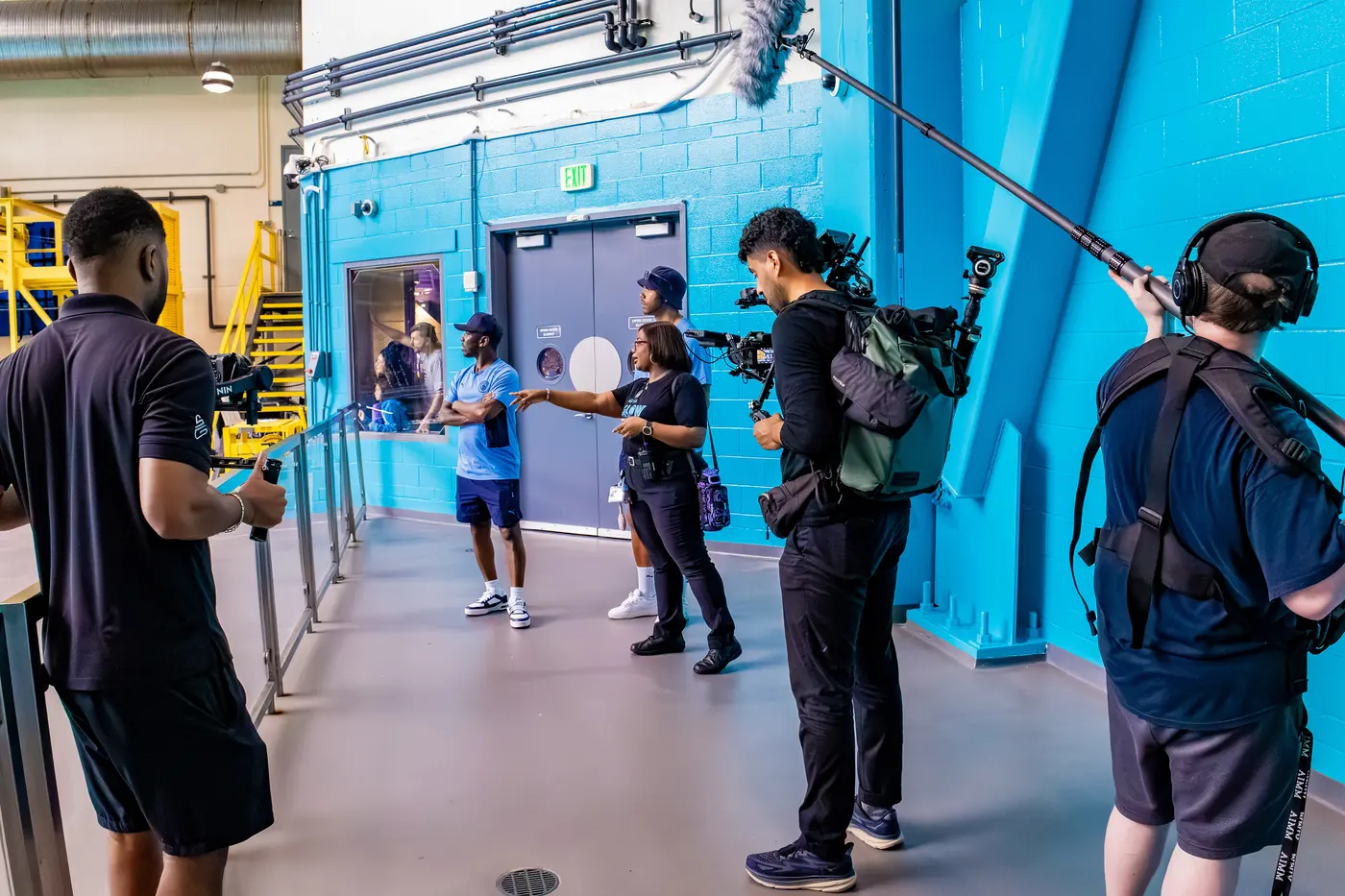 Hylton Media Group cinematographer on set, creative production partner in Atlanta
